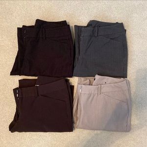 Bundle of 4 Modern Fit Dress Pants